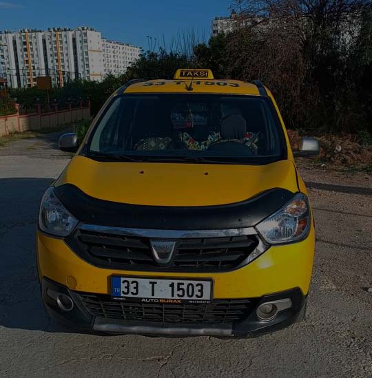 Mersin Kızkalesi 7 gün 24 saat acil taksi hizmeti, mersin tece taksi.
